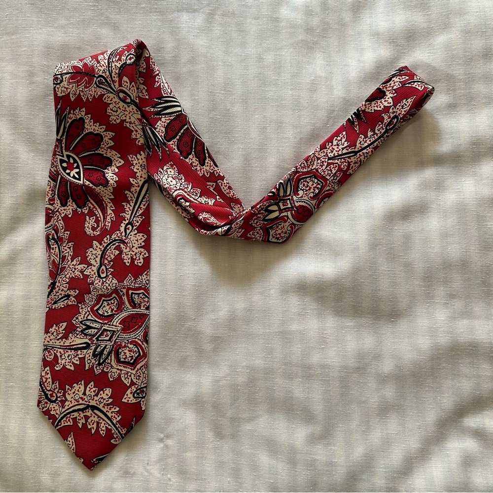 Polo Ralph Lauren Silk handmade tie Office Preppy Quiet luxury